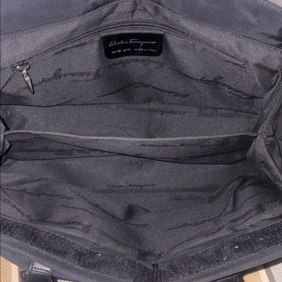 Salvatore Ferragamo Ferragamo Tote Bag Black Sport AU-21 9771 Nylon Leather S... - Picture 11 of 12
